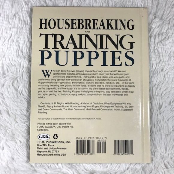 Housebreaking and Training Puppies Book & Stuffed Puppy Set - Picture 8 of 9